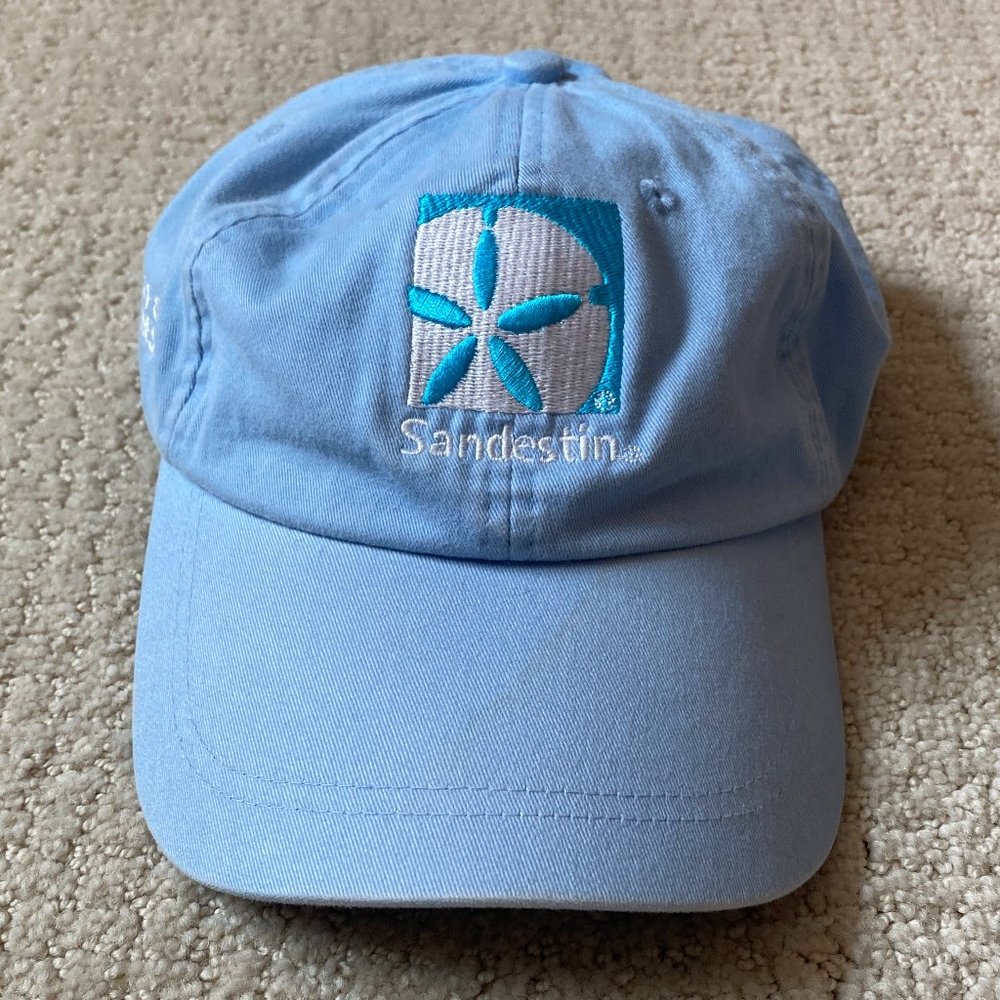 Kate Lord Sandestin Shallow Cut Blue Hat